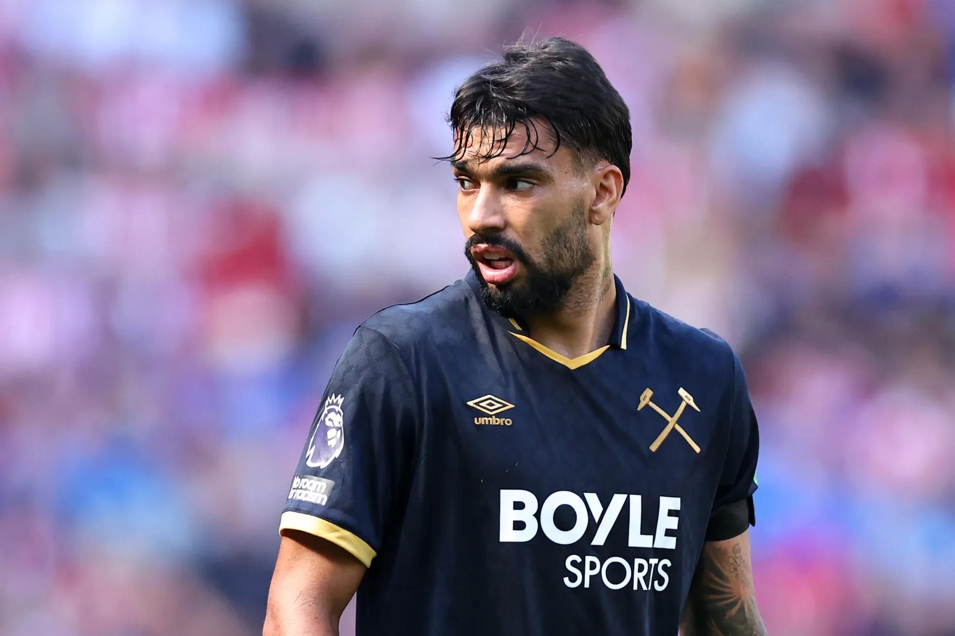 记者：热刺有意签下帕奎塔，西汉姆愿考虑6000万镑以上的报价